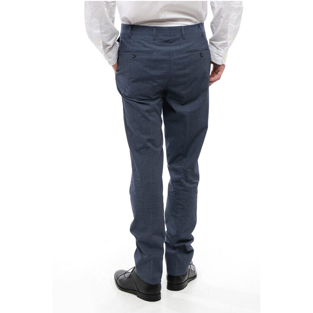 Corneliani CC COLLECTION Cotton RIGHT Pants with Flush Pockets - Image 2