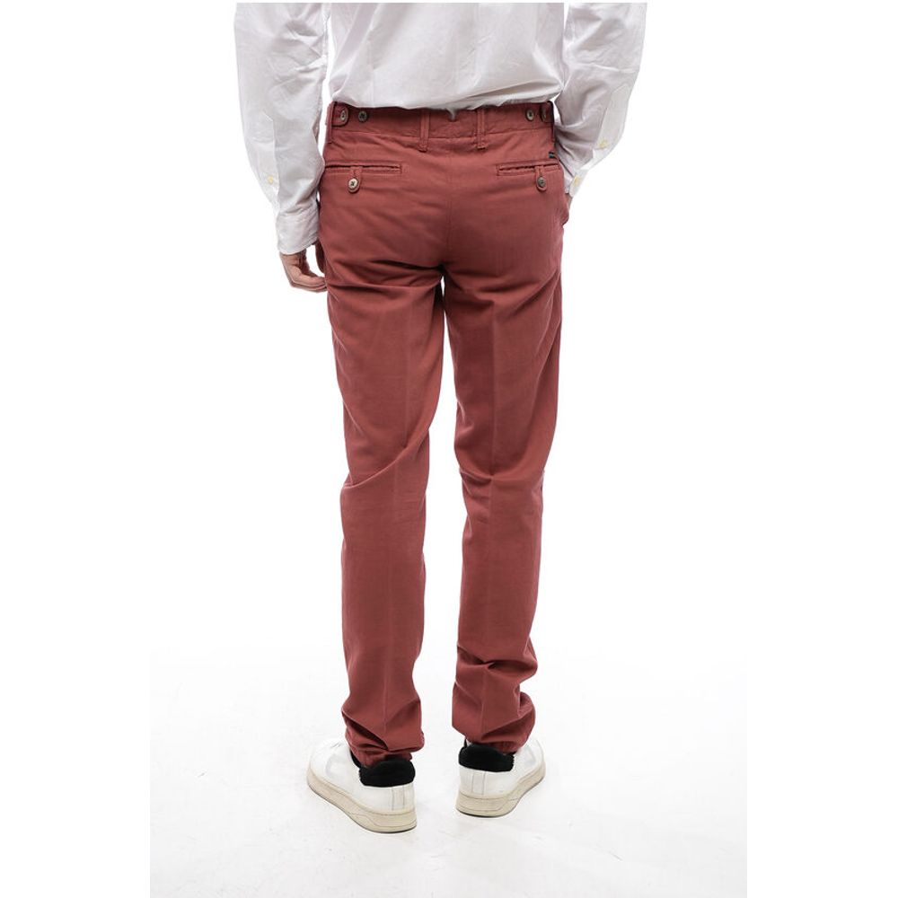 Corneliani Cotton Pants with Buttons Detailing - Image 2
