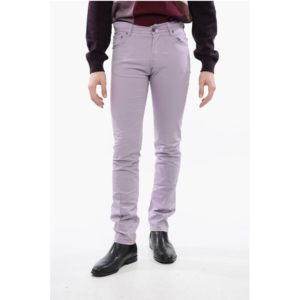 Corneliani ID 5-Pocketed Stretch Cotton Pants with Belt Loops