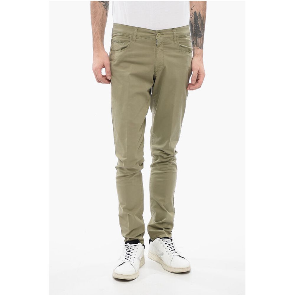 Corneliani CC COLLECTION 5-Pocketed Stretch Cotton Pants