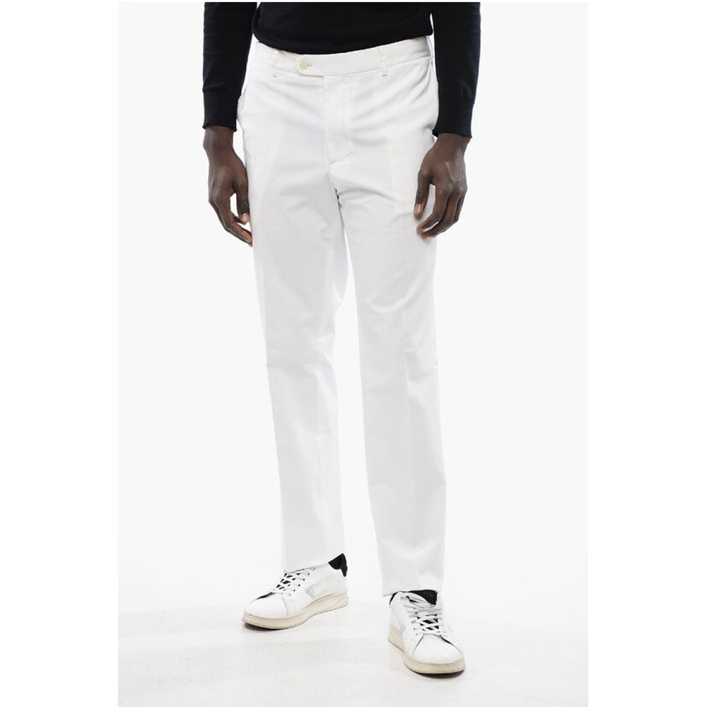 Corneliani ID Stretch Cotton IDENTITY Straight Leg Chinos Pants