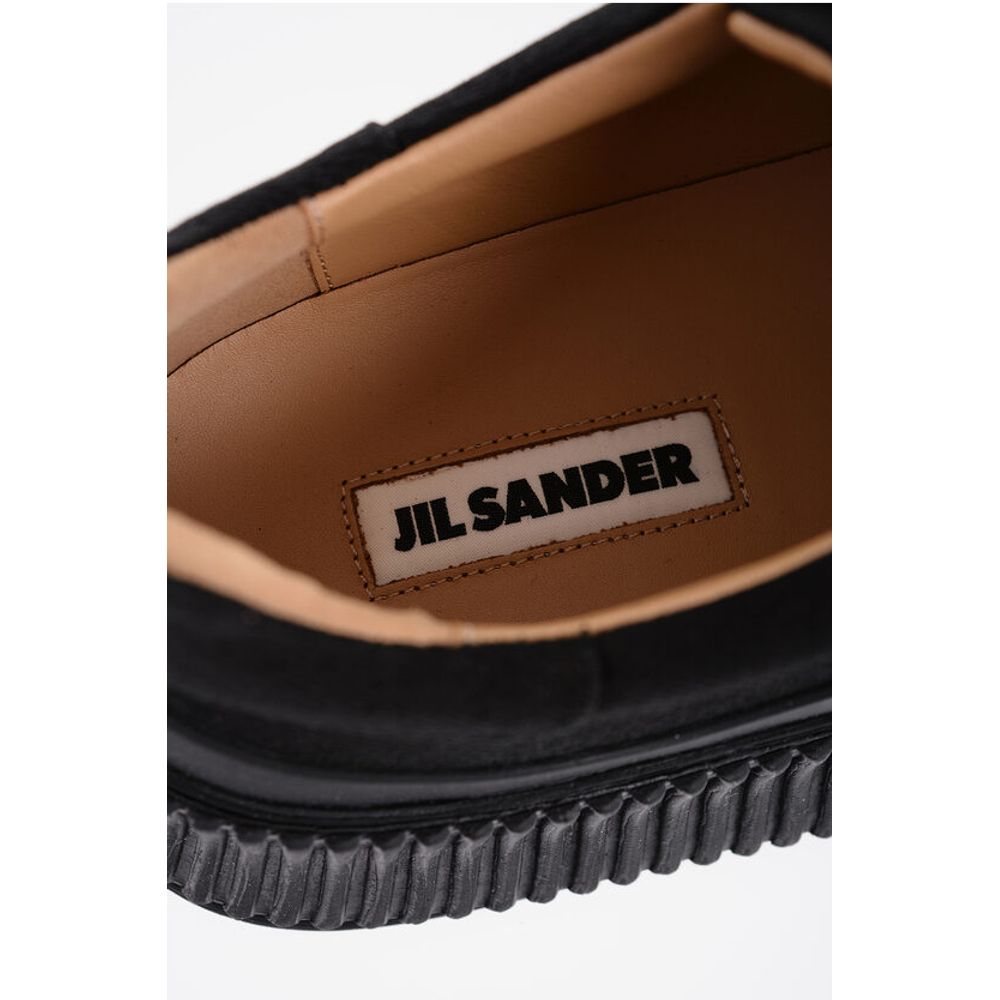 Jil Sander Lace-up Canvas Sneakers with Chunky Sole - Image 5