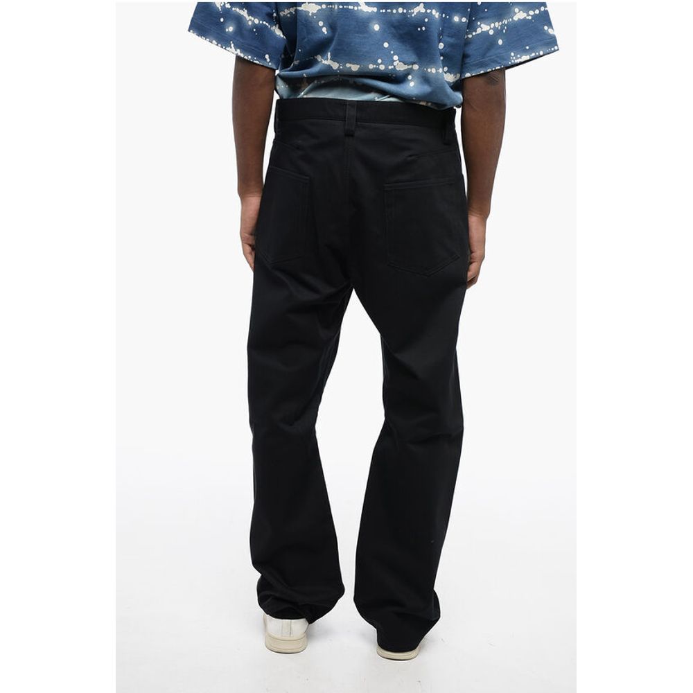 Jil Sander 5-Pocket Twill Cotton Pants with Belt Loops - Image 2