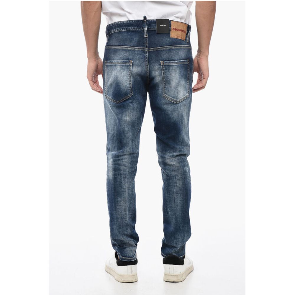 Dsquared² Dark-washed Skater Denims with Stonewashed Effect 16cm - Image 2