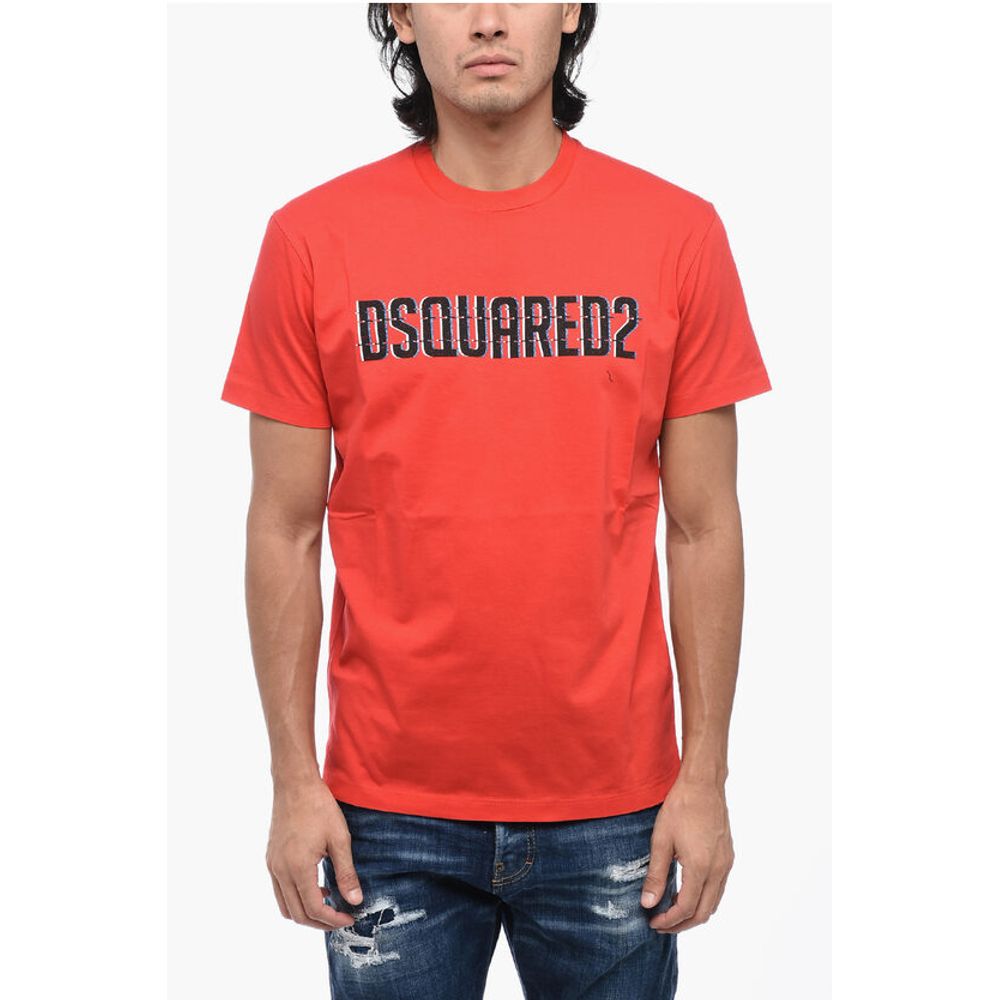 Dsquared² Cotton Crew-Neck T-shirt with Logo