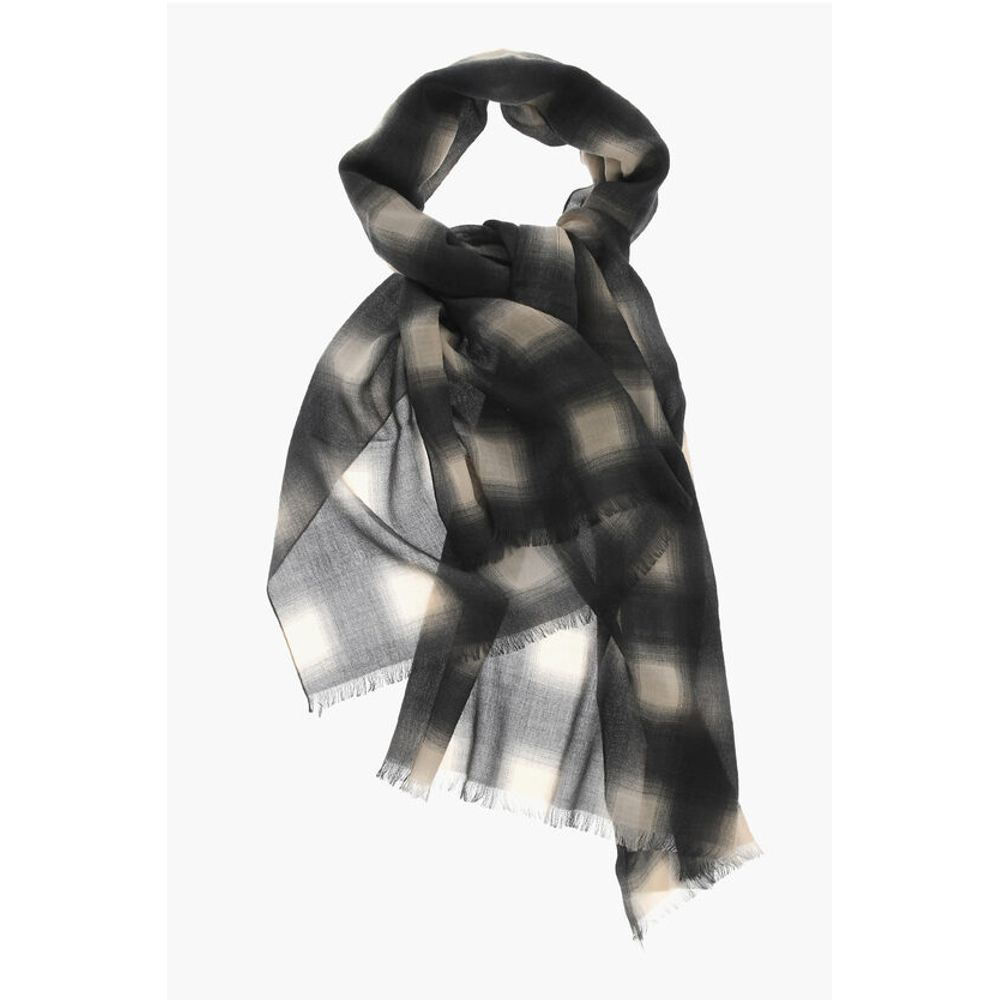 Givenchy Check Cashmere Scarf