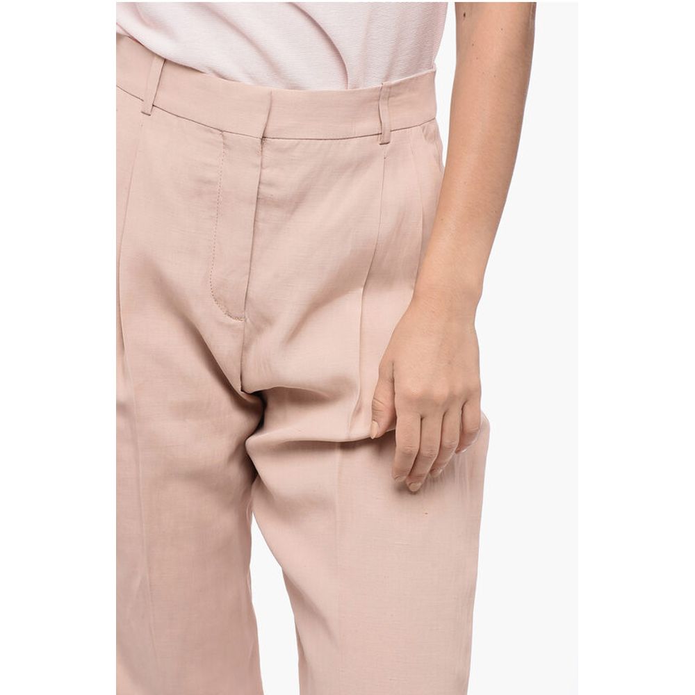 Stella McCartney Flax Blend Balloon Fit Pants - Image 3