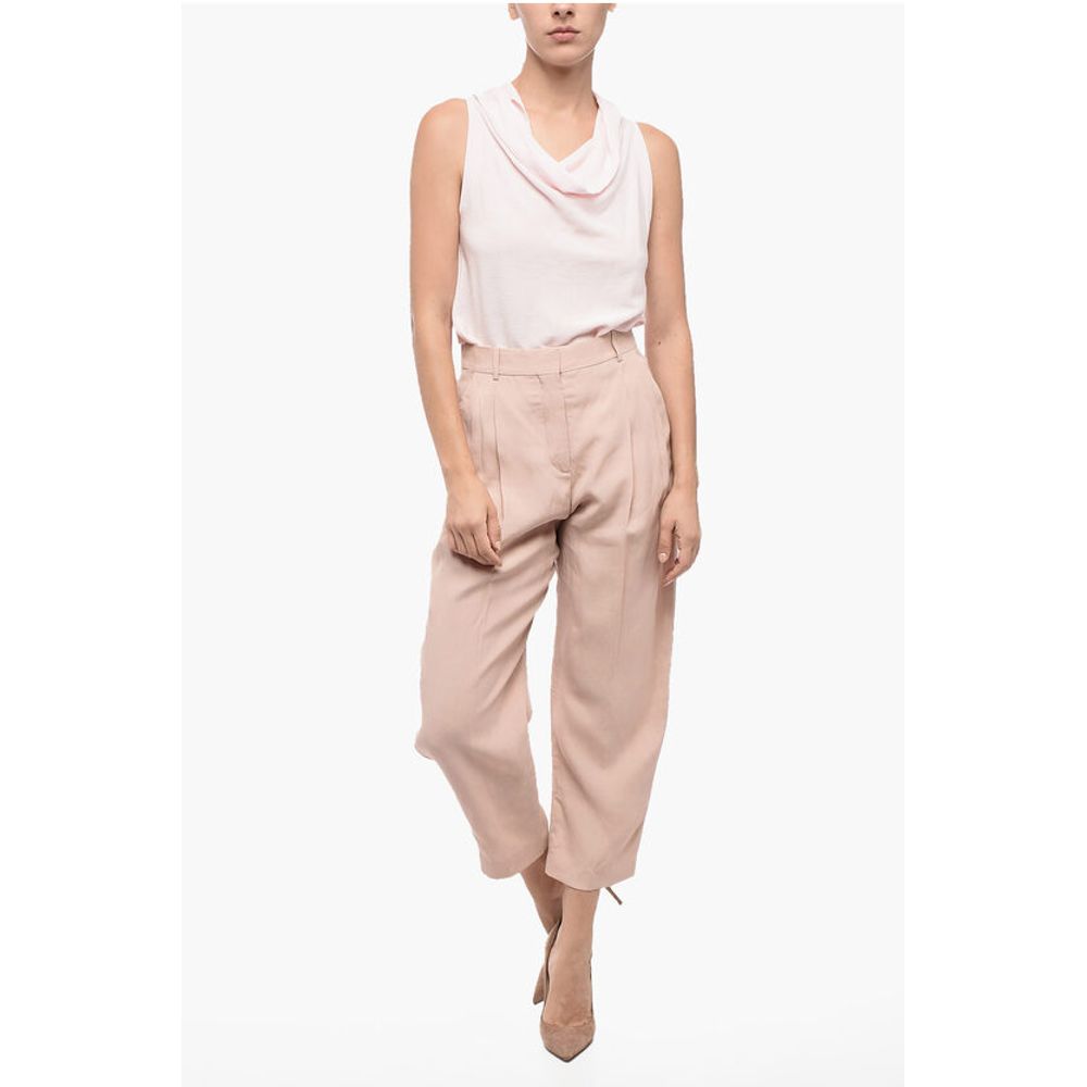 Stella McCartney Flax Blend Balloon Fit Pants - Image 4