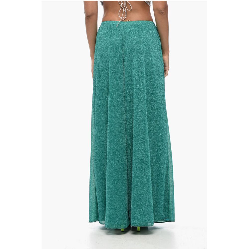Oséree Lurex LUMIERE Palazzo Pants - Image 2