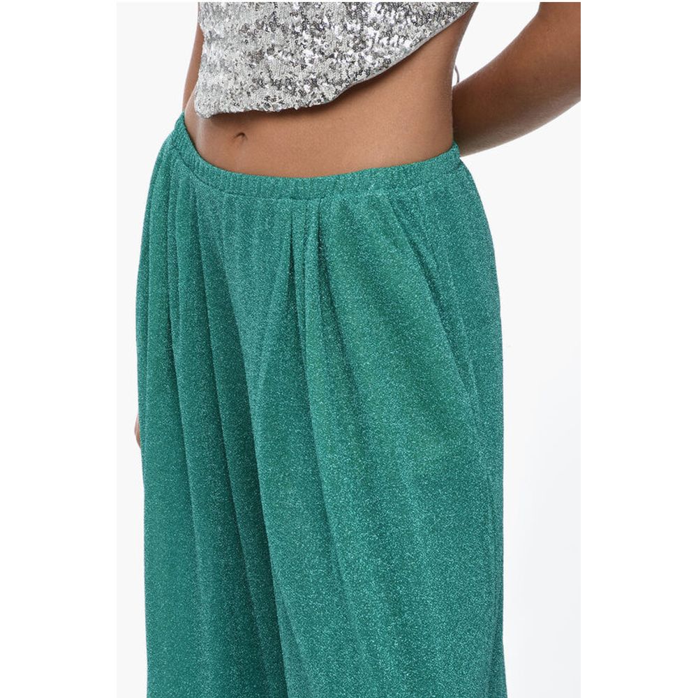 Oséree Lurex LUMIERE Palazzo Pants - Image 3