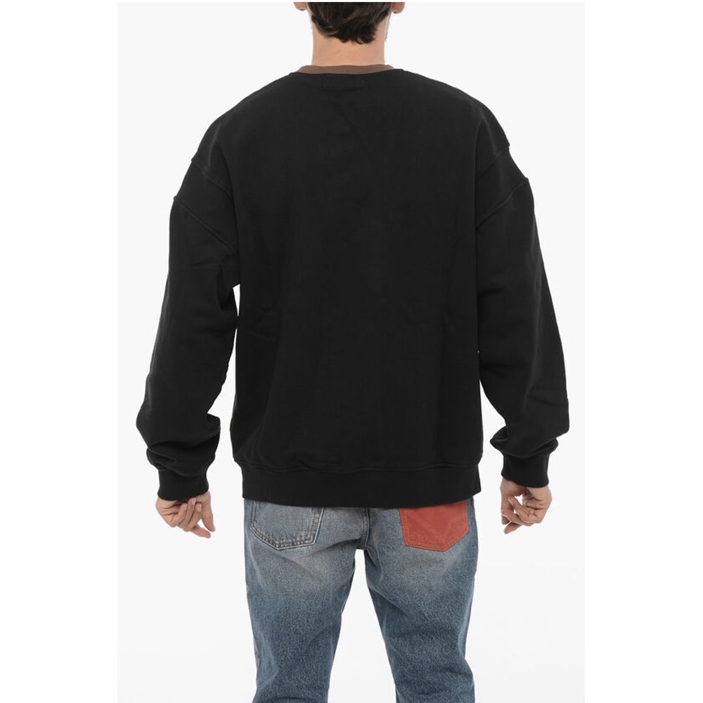 Ambush Fleeced Cotton VARSITY Crew-neck Sweatshirt - Image 2