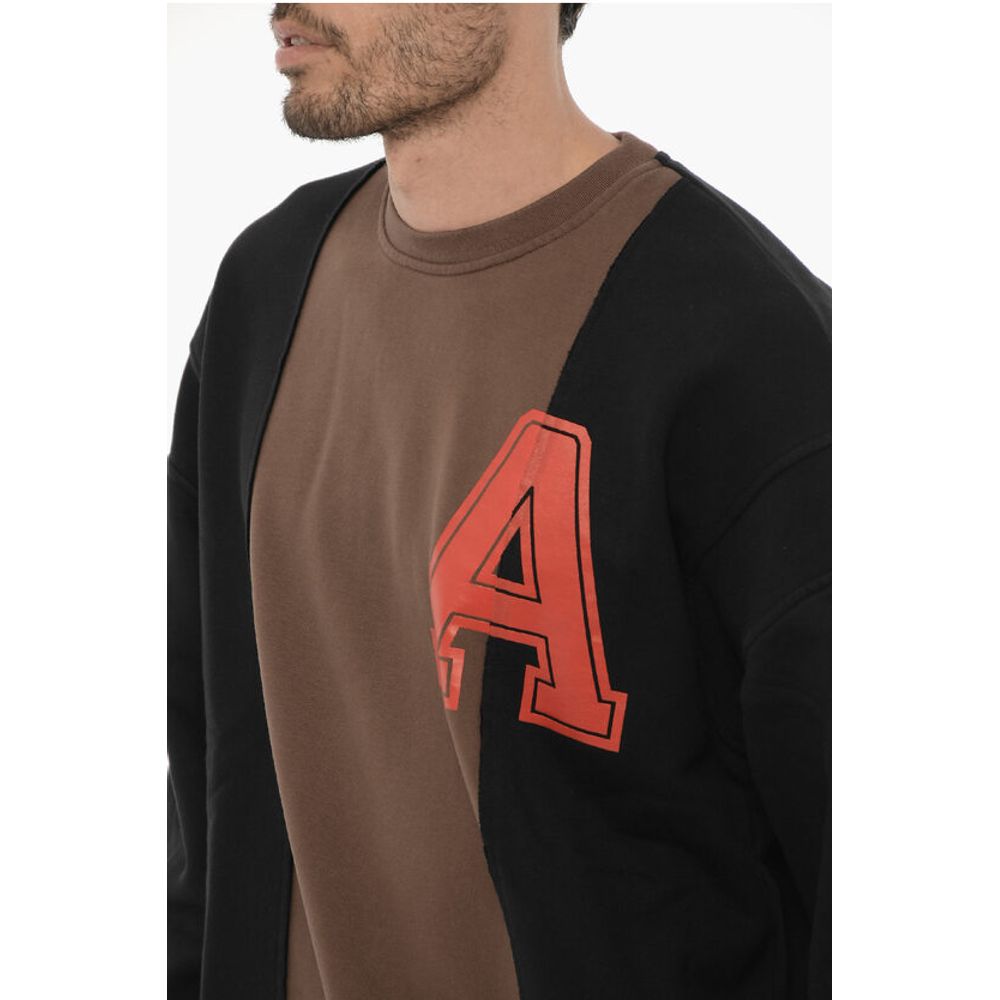 Ambush Fleeced Cotton VARSITY Crew-neck Sweatshirt - Image 3