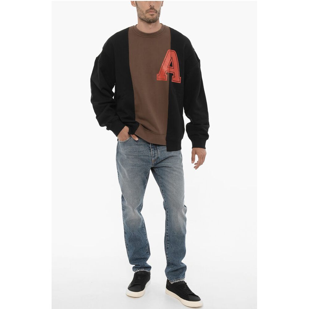 Ambush Fleeced Cotton VARSITY Crew-neck Sweatshirt - Image 4