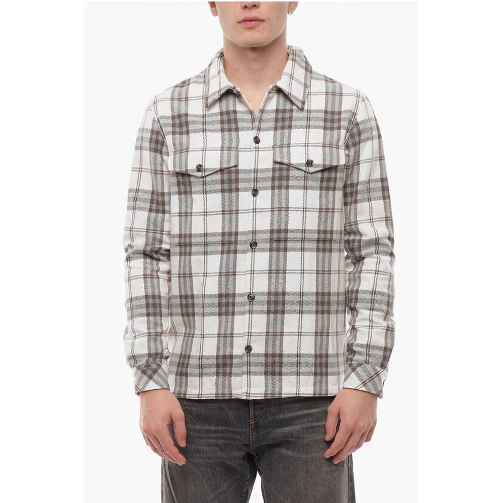 Samsoe Samsoe Plaid Motif TAKA JM Overshirt with Double Breast Pocket