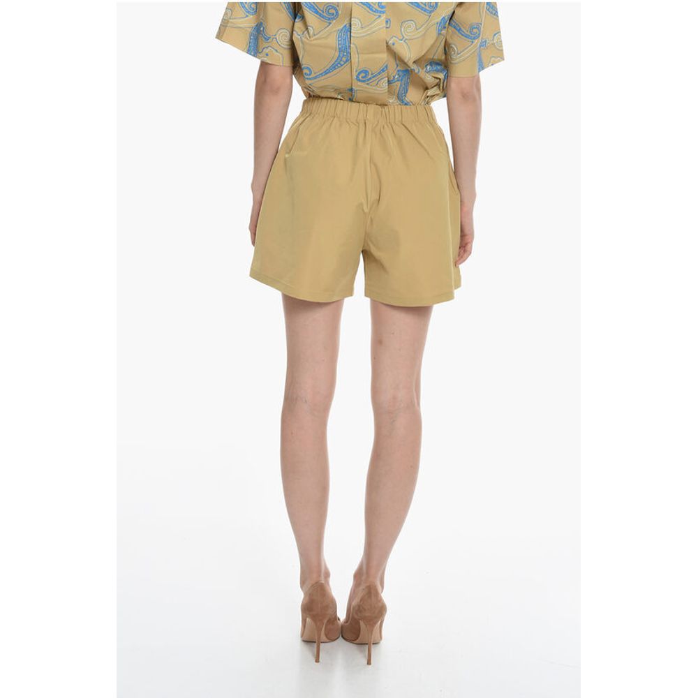 Samsoe Samsoe Drawstring Waist Solid Color MAREN Shorts - Image 2