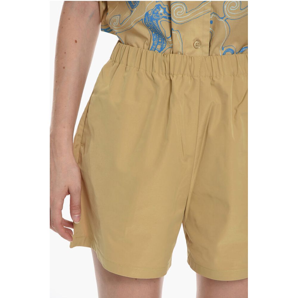 Samsoe Samsoe Drawstring Waist Solid Color MAREN Shorts - Image 3