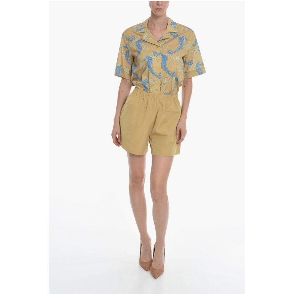 Samsoe Samsoe Drawstring Waist Solid Color MAREN Shorts - Image 4