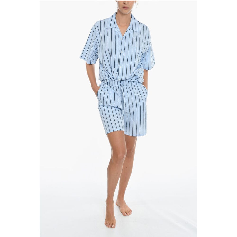 Samsoe Samsoe Striped DEVON Shorts with 3 Pockets - Image 4