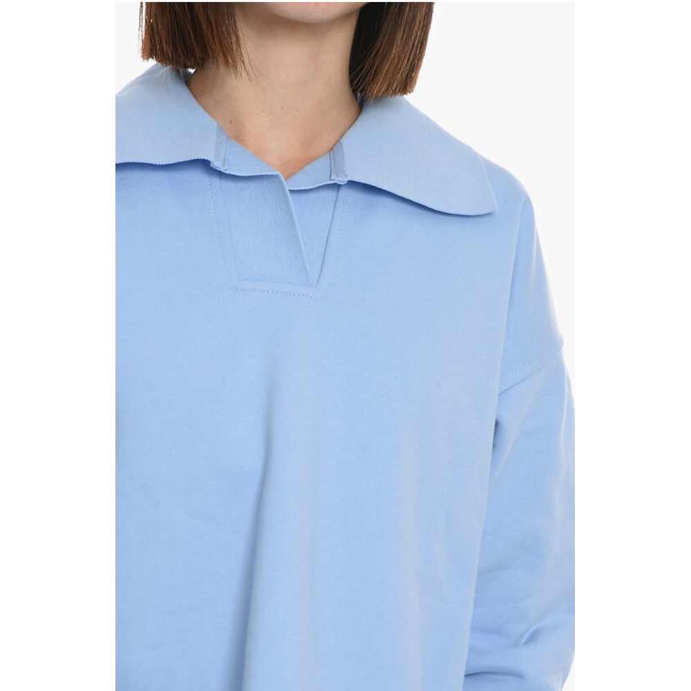 Samsoe Samsoe Polo Neck INGRID Cotton Sweatshirt - Image 3