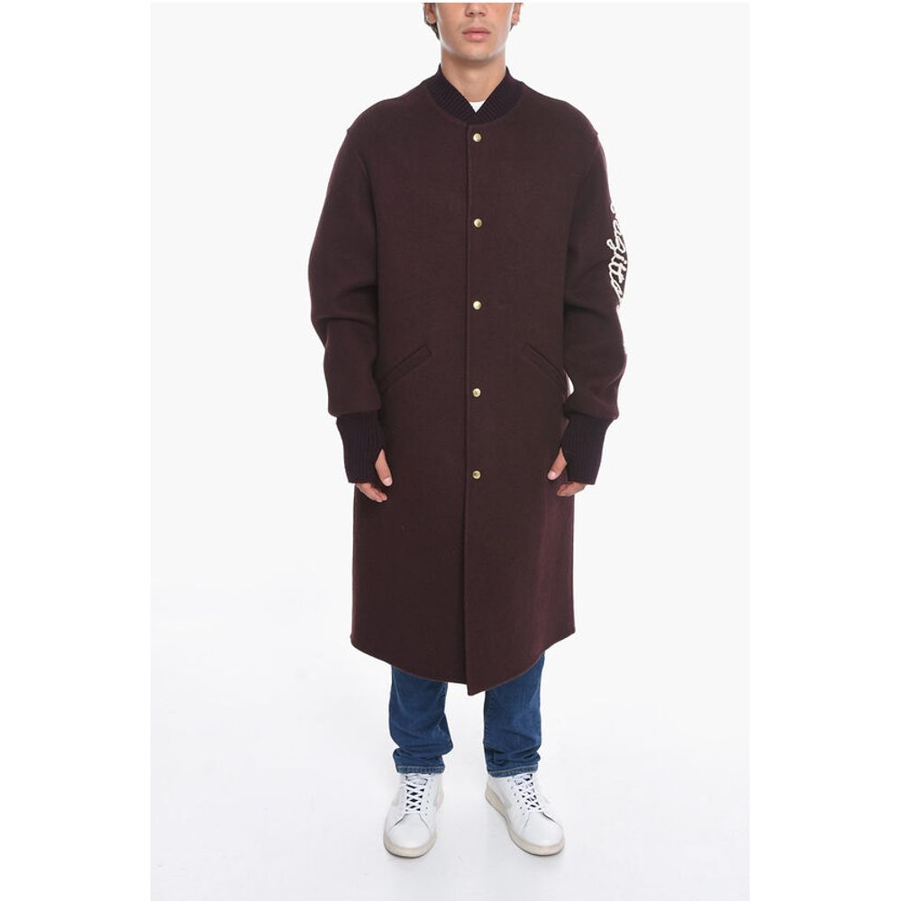 Jil Sander Embroidered SAGITTARIUS Wool Blend Coat - Image 4