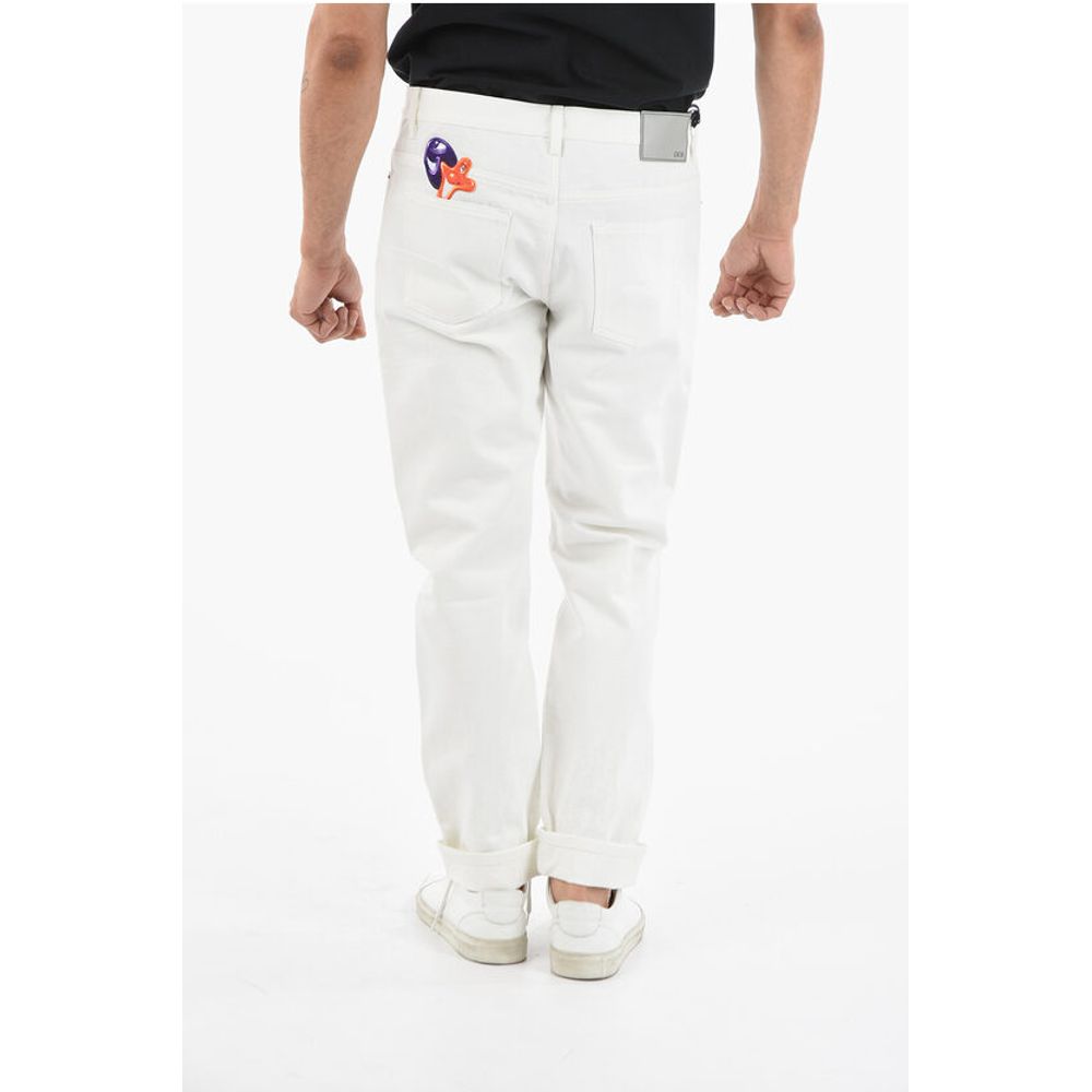 Dior Slim Fit Jeans with Patches 17cm - Image 2