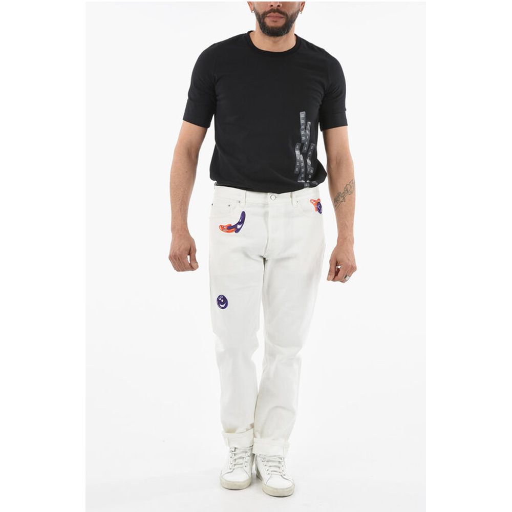 Dior Slim Fit Jeans with Patches 17cm - Image 4