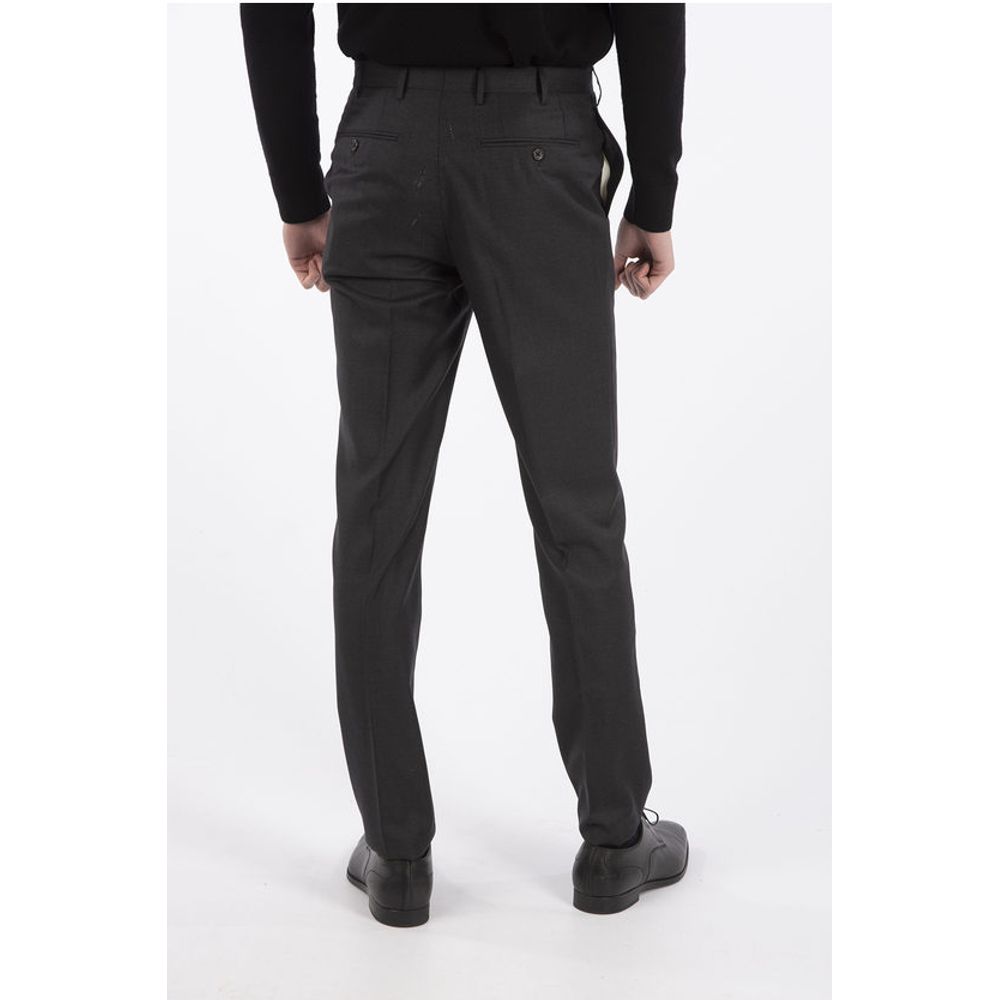 Corneliani TREND 4 Pockets Virgin Wool Pants - Image 2