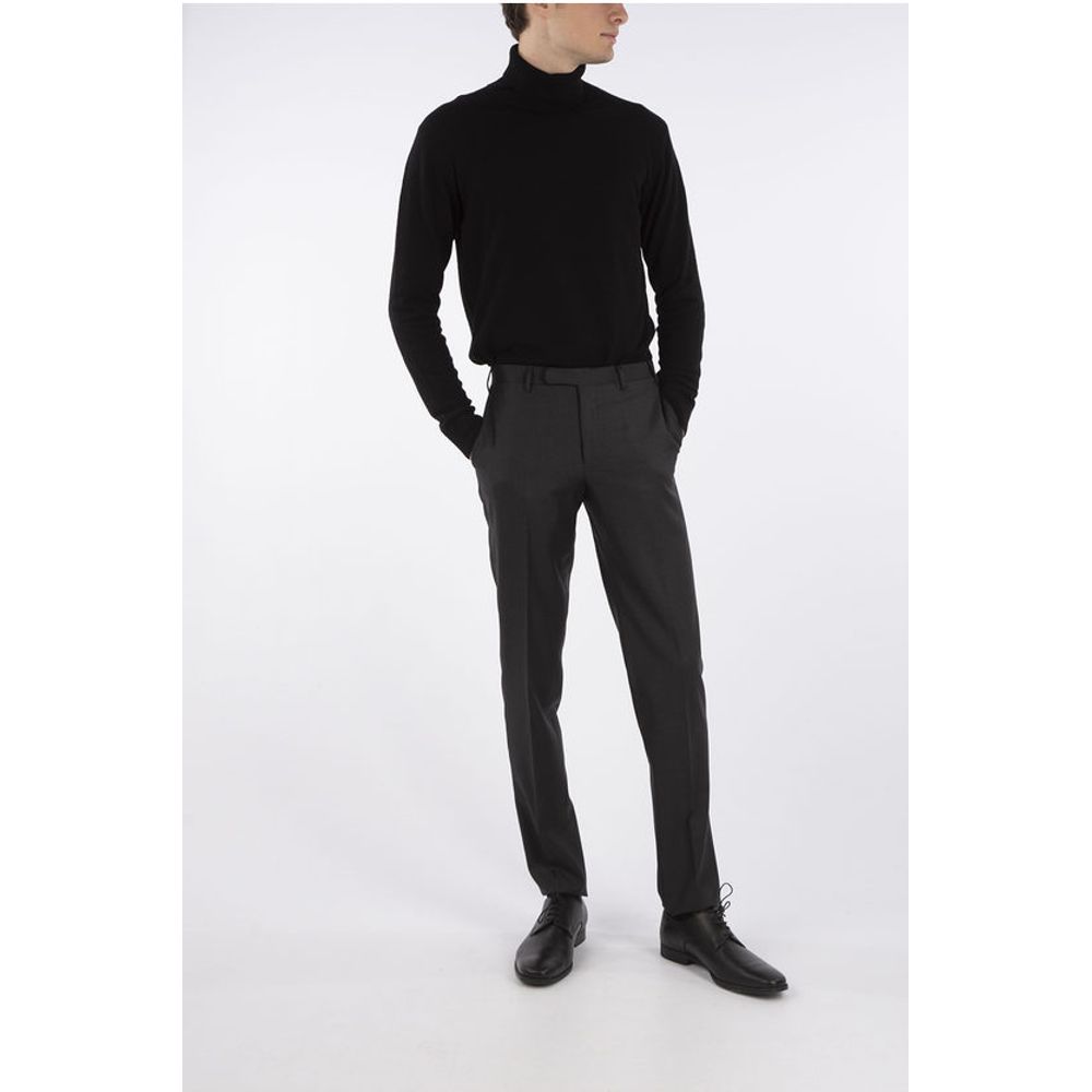 Corneliani TREND 4 Pockets Virgin Wool Pants - Image 4