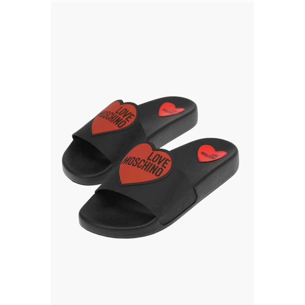 Moschino LOVE Heart Printed Slipper