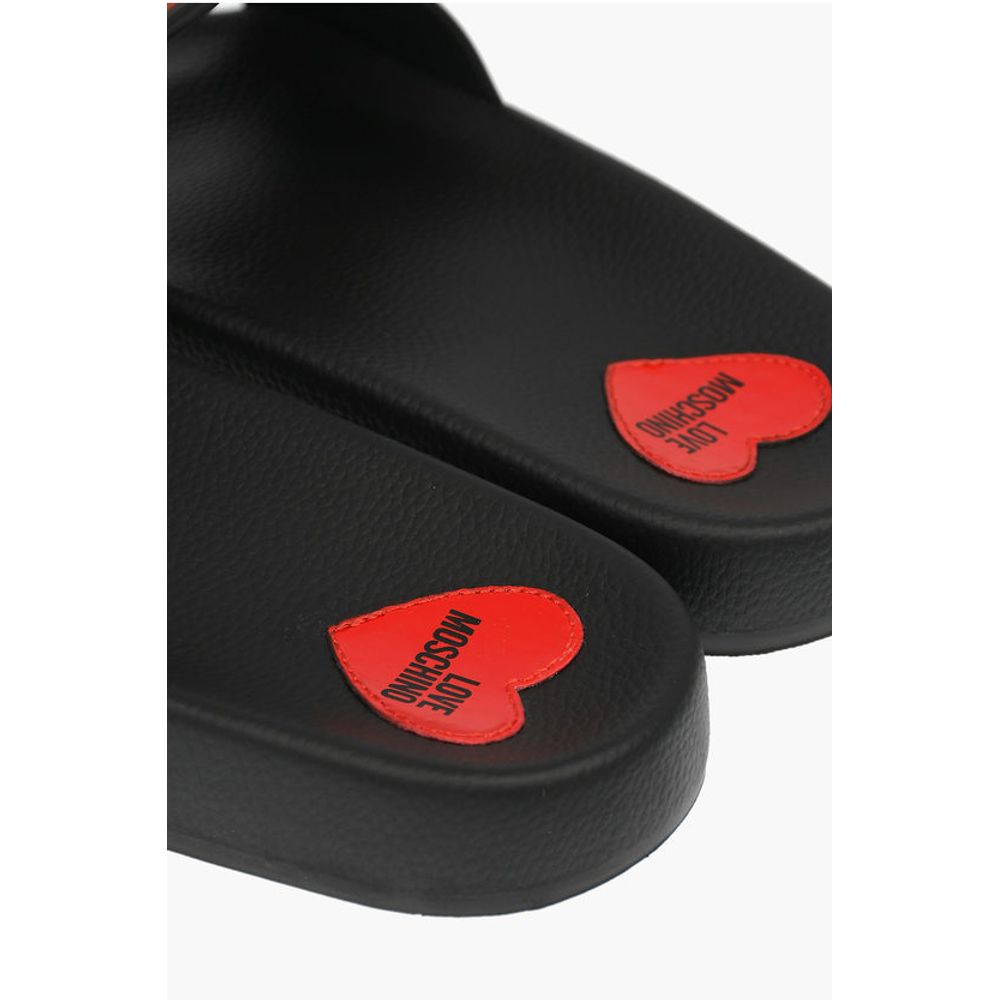 Moschino LOVE Heart Printed Slipper - Image 2