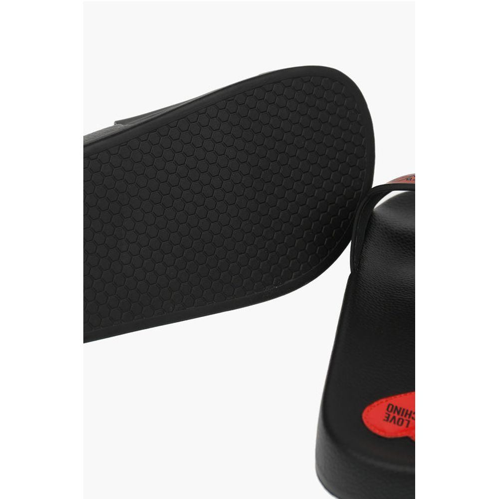 Moschino LOVE Heart Printed Slipper - Image 4