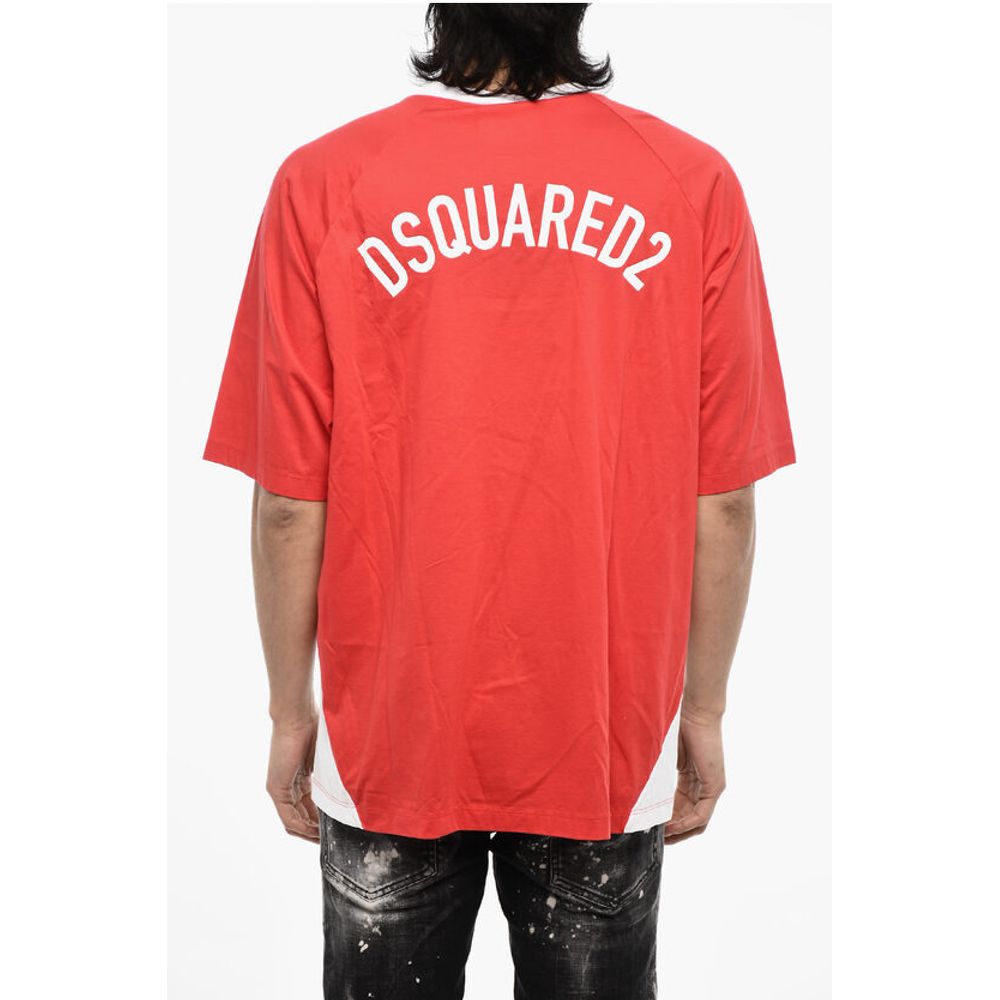 Dsquared² Two-Tone Cotton Crew-neck T-shirt - Image 2