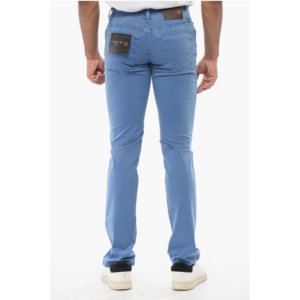 Corneliani ID Ton-sur-ton Embroidered Denims - Image 2