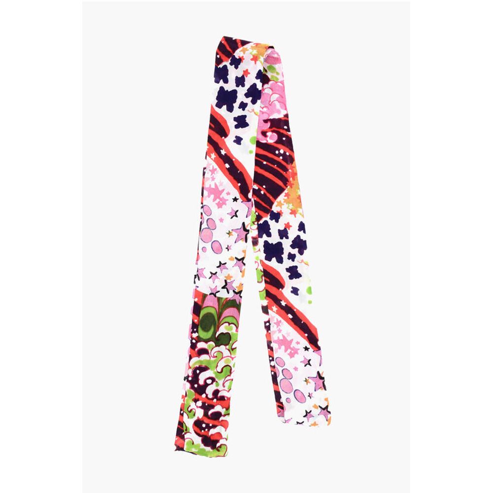 Dsquared² Patterned Silk Slim Foulard