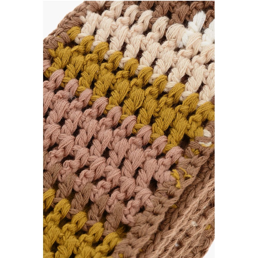 Dsquared² Fringed Crochet Scarf - Image 3