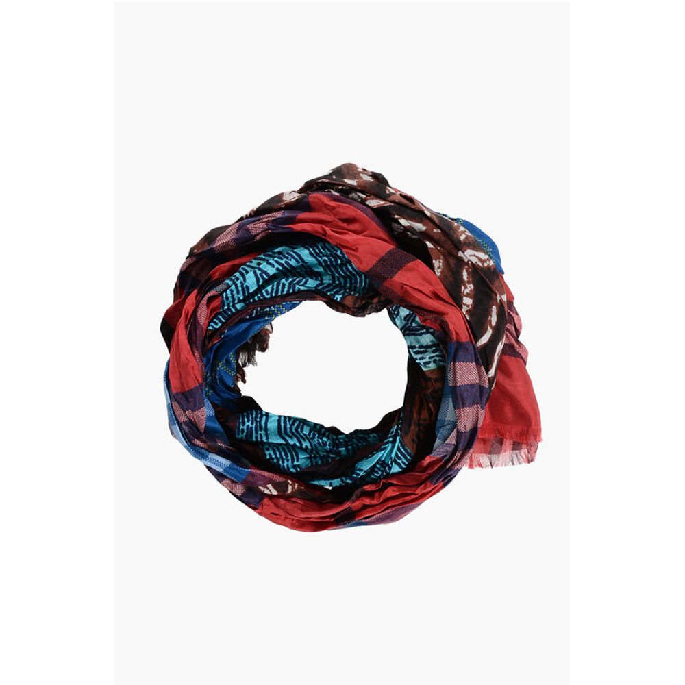 Dsquared² Patterned Multicolor Silk Foulard