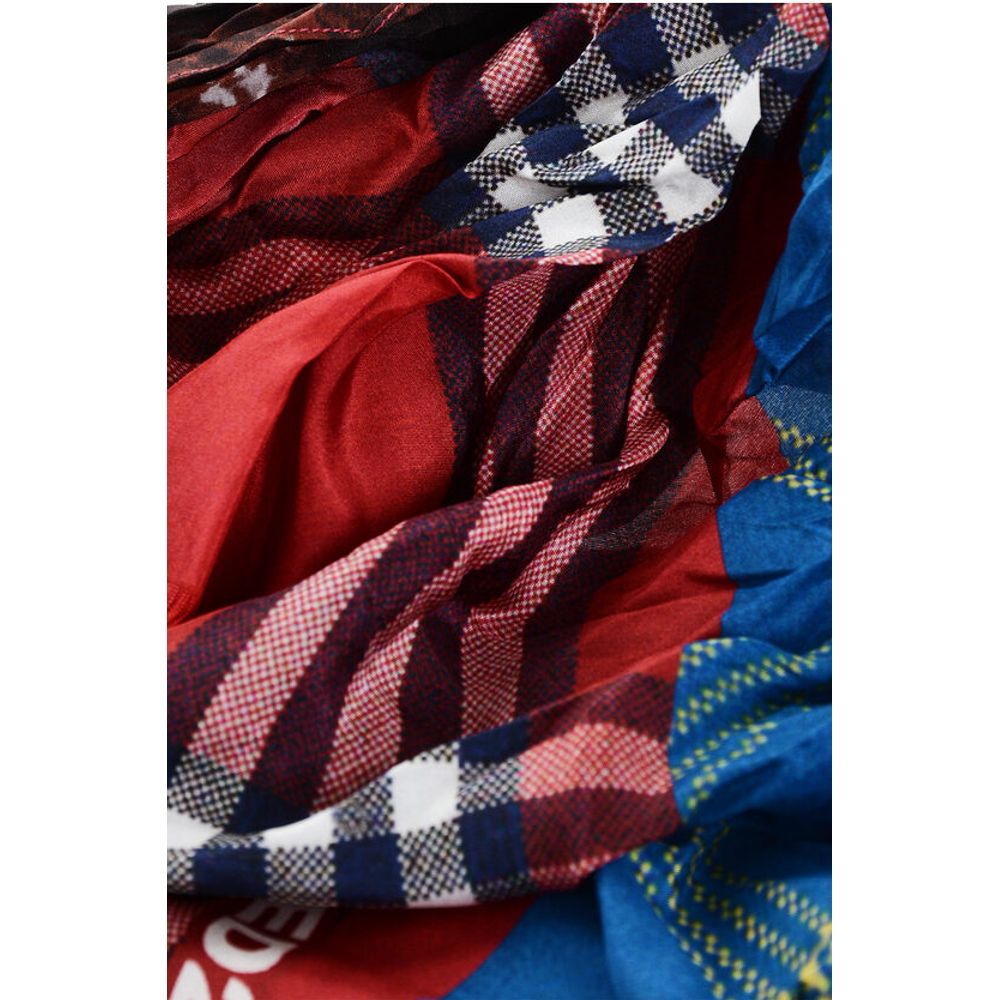 Dsquared² Patterned Multicolor Silk Foulard - Image 2