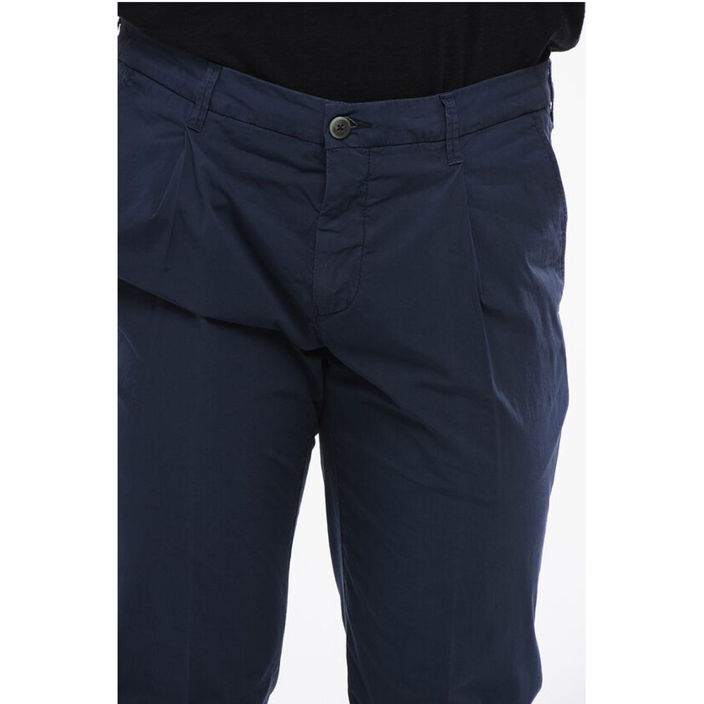 Corneliani Cotton Pants with Belt Loop - Image 3