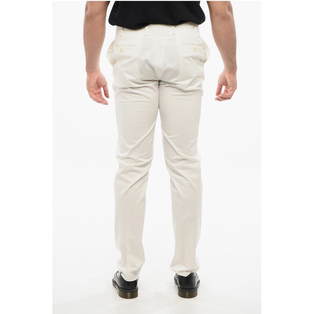 Corneliani Cotton REFINED Pants with Hidden Clousure - Image 2