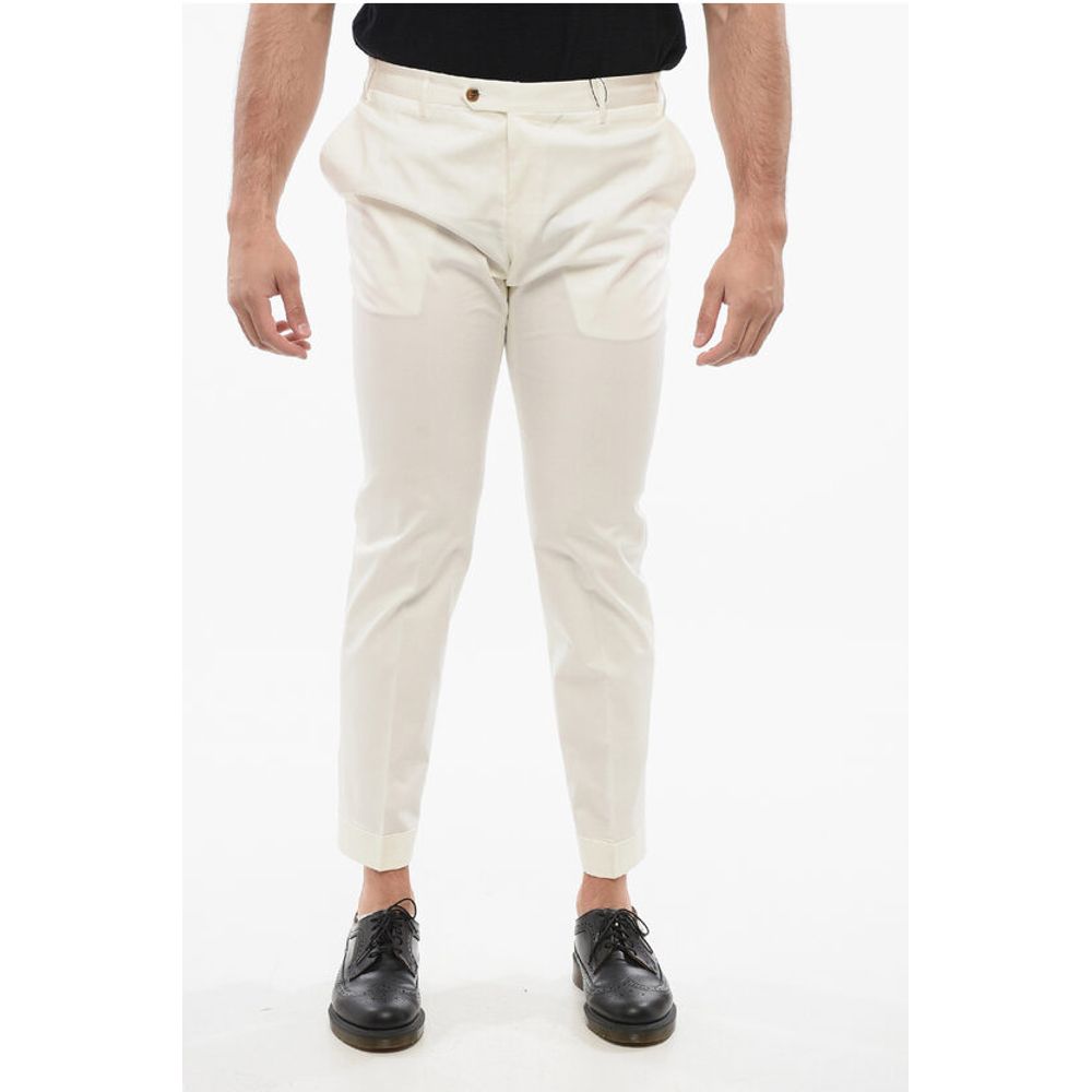 Corneliani Cotton Pants with Cuffs