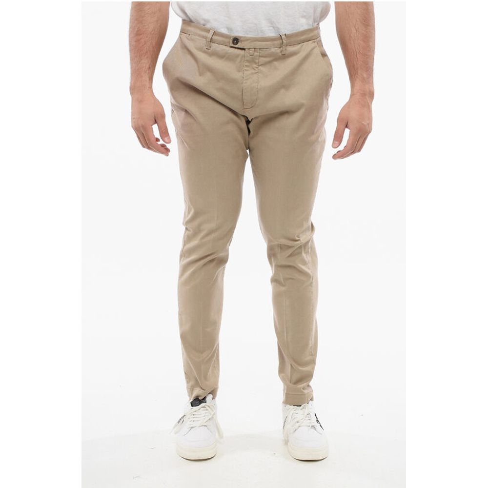 Corneliani Cotton Blend Pants with Welt Pockets