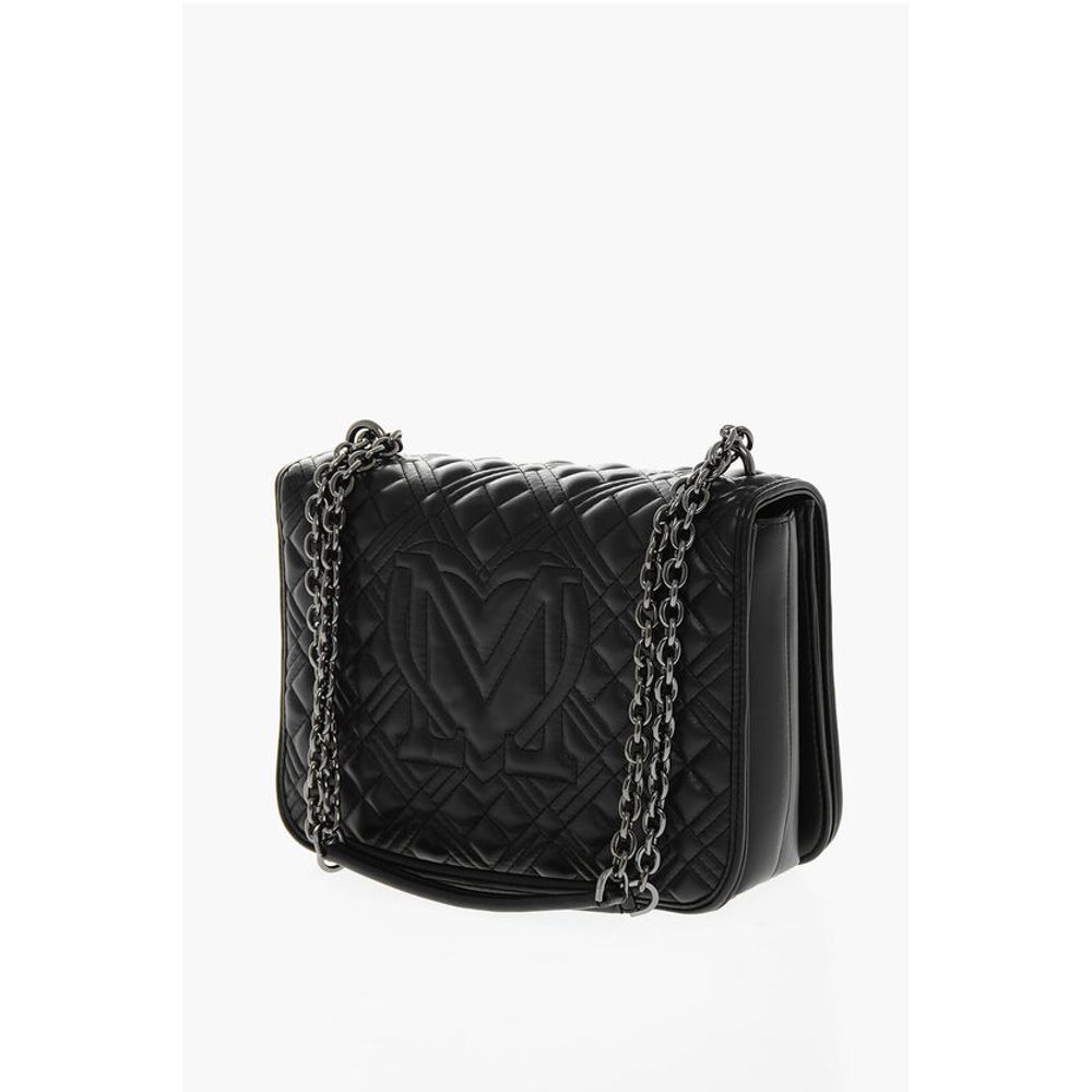 Moschino LOVE Quilted Faux Leather Shoulder Bag - Image 2