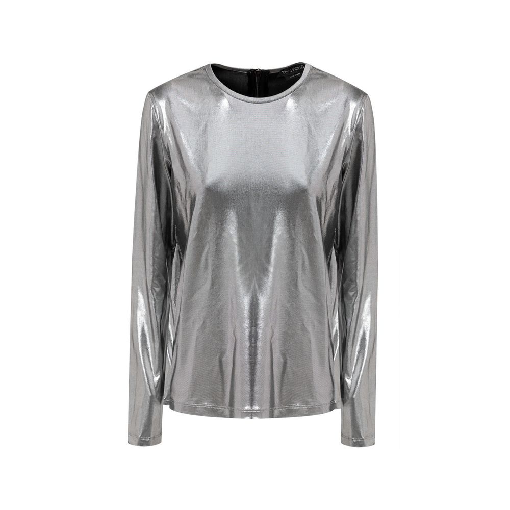 Tom Ford Gray Viscose Long Sleeve