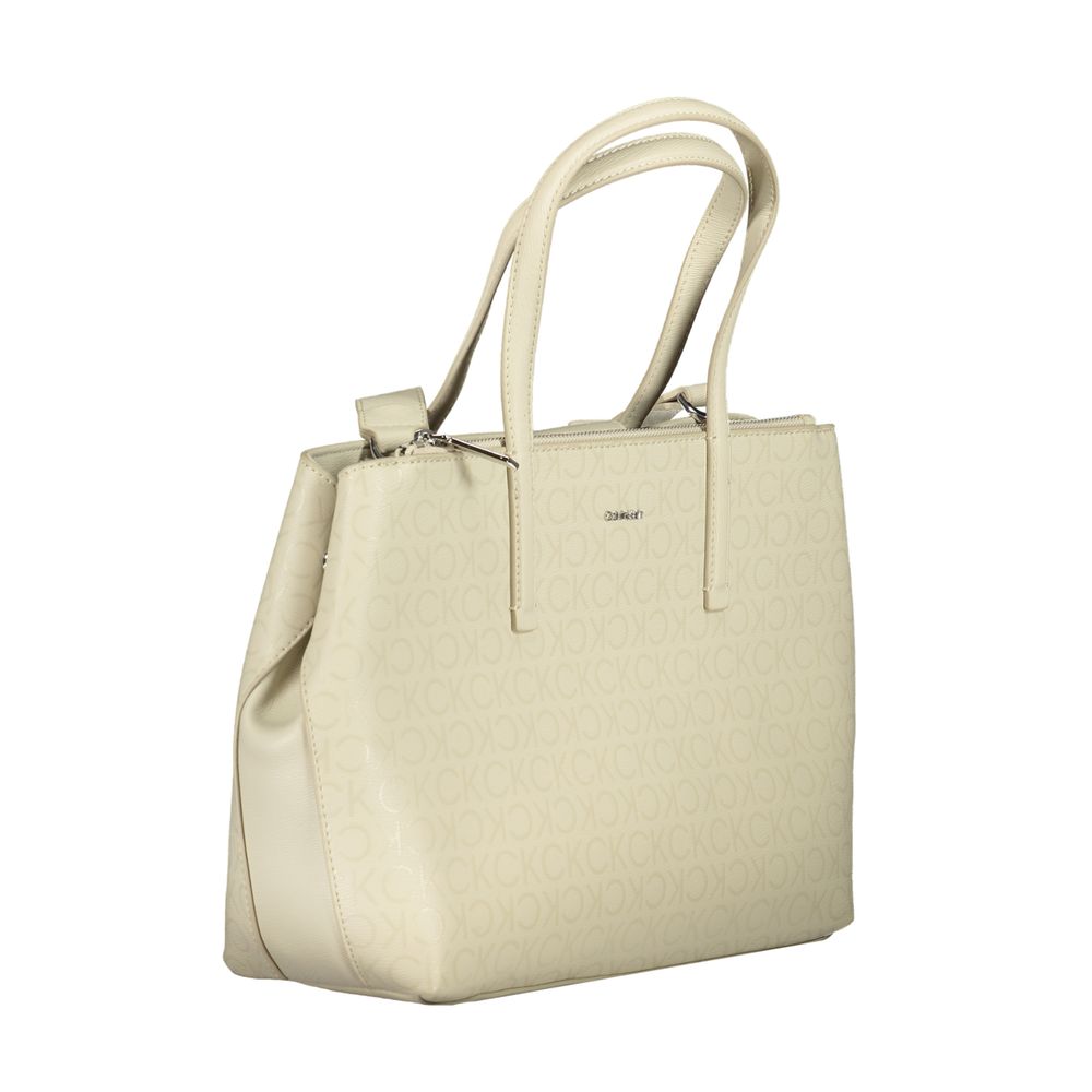 Calvin Klein Beige Polyester Handbag - Image 3