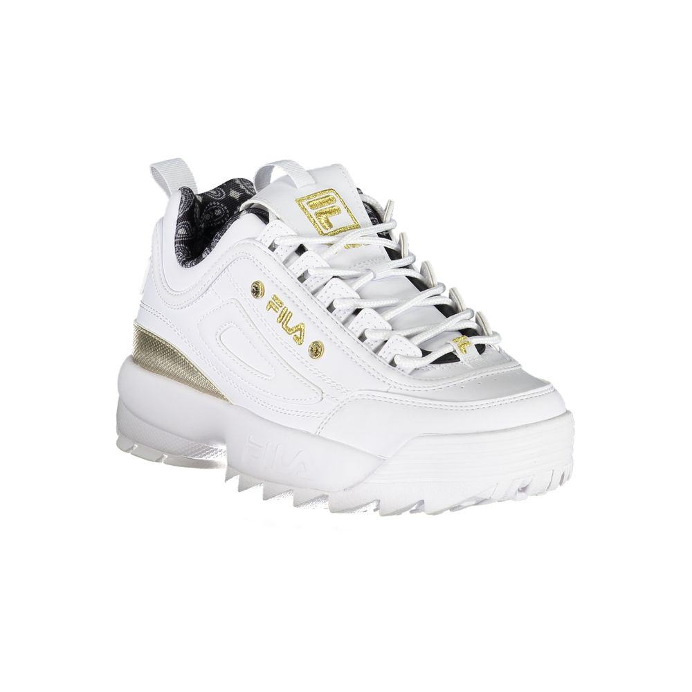 Fila Exquisite White Lace-Up Sneakers - Image 2
