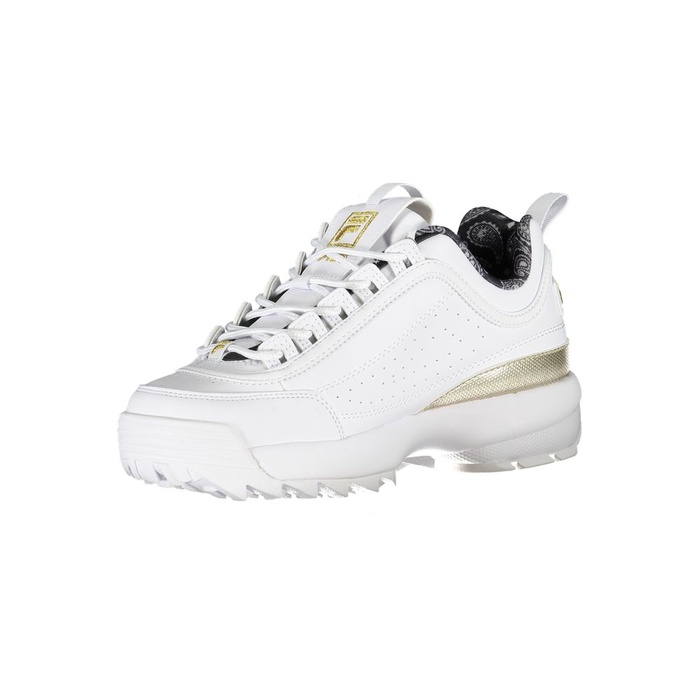 Fila Exquisite White Lace-Up Sneakers - Image 3