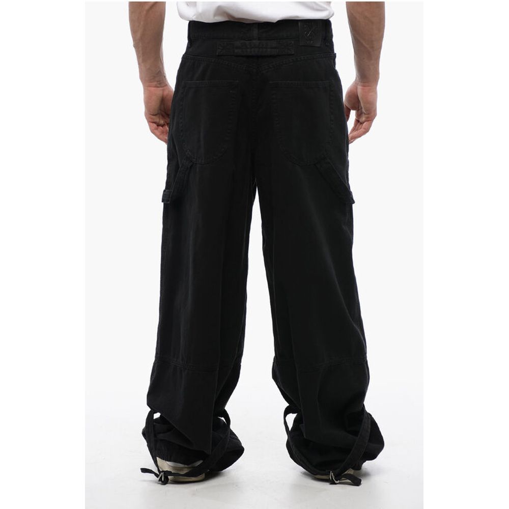 Off-White Relaxed Fit GARMDYED CARPENTER Cargo Denims 32cm - Image 2