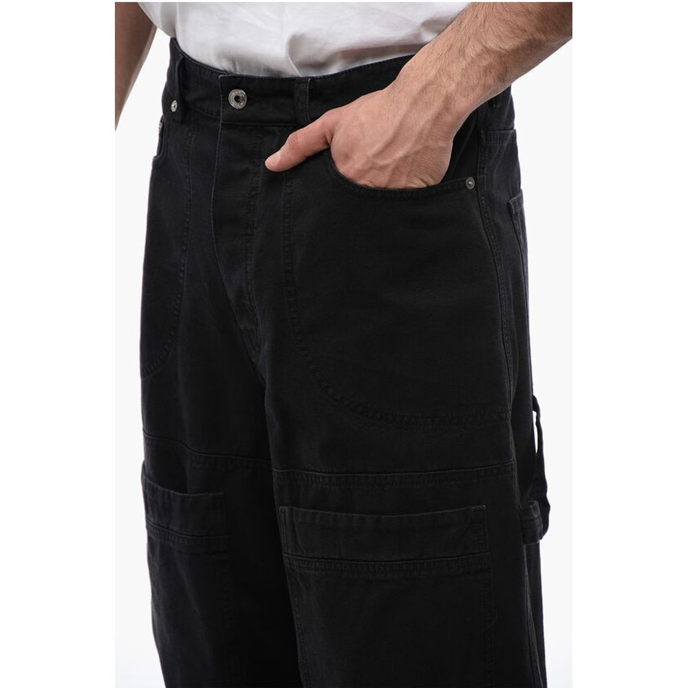 Off-White Relaxed Fit GARMDYED CARPENTER Cargo Denims 32cm - Image 3