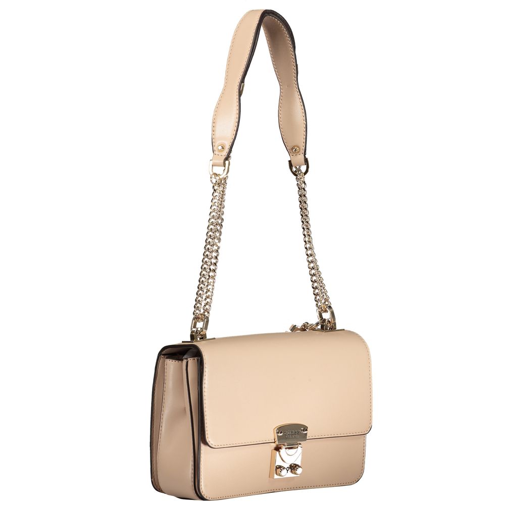 Guess Jeans Beige Polyethylene Handbag - Image 3