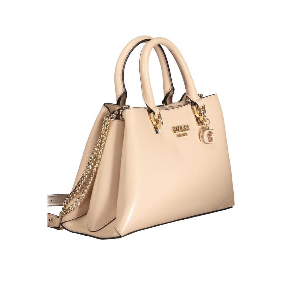 Guess Jeans Beige Polyethylene Handbag - Image 3